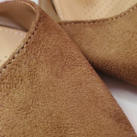 Brown Ankle Strap Women's Shoes - Picture 5 of 7